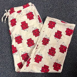 Peanuts holiday flannel pant